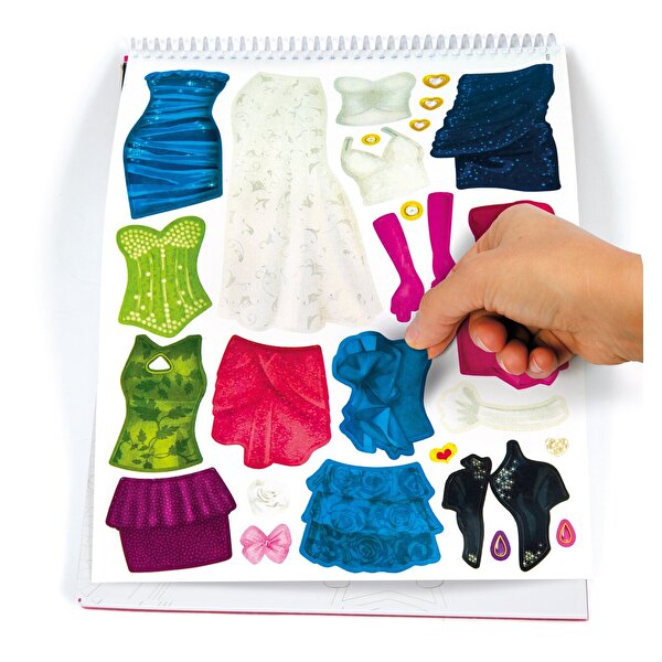 Clementoni Crazy Chic Moda Tasarım Defteri Özel Kreasyonlar