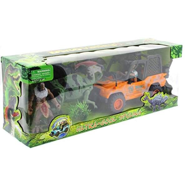Dinozor Avcısı Jeepli Oyun Seti  D124-58