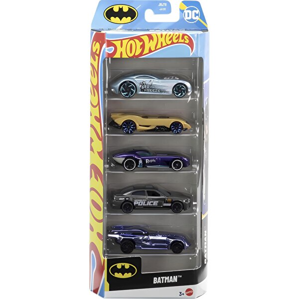 Hot Wheels Beşli Araba Seti Batman JBJ76