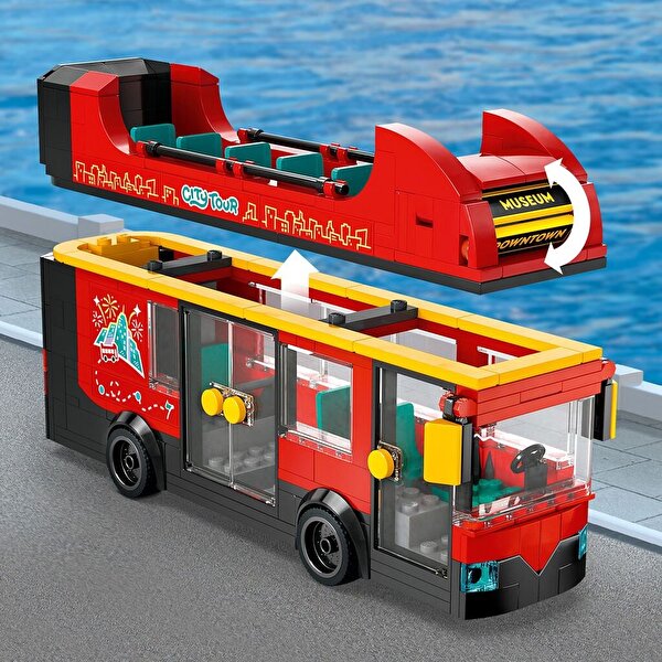 LEGO City Kırmızı İki Katlı Gezi Otobüsü 60407