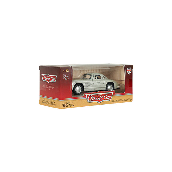 1:32 Die Cast Klasik Spor Araba Gri
