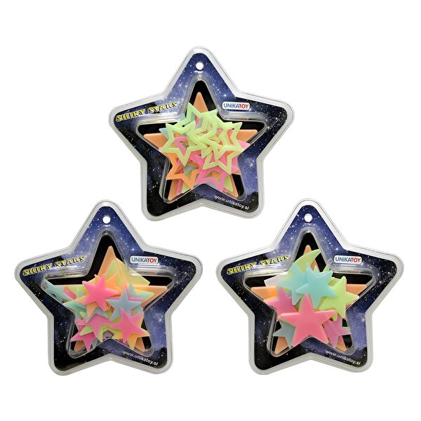 Karanlıkta Parlayan Renkli Yıldızlar