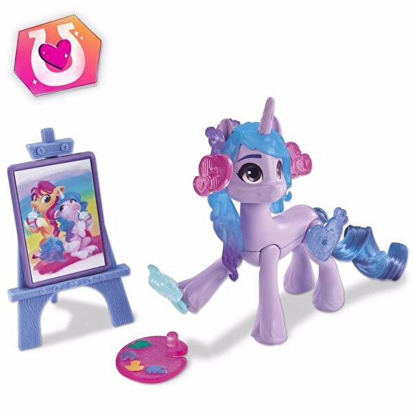 My Little Pony Sevimli İşaret Sihri Figürü İzzy Moonbow F5252