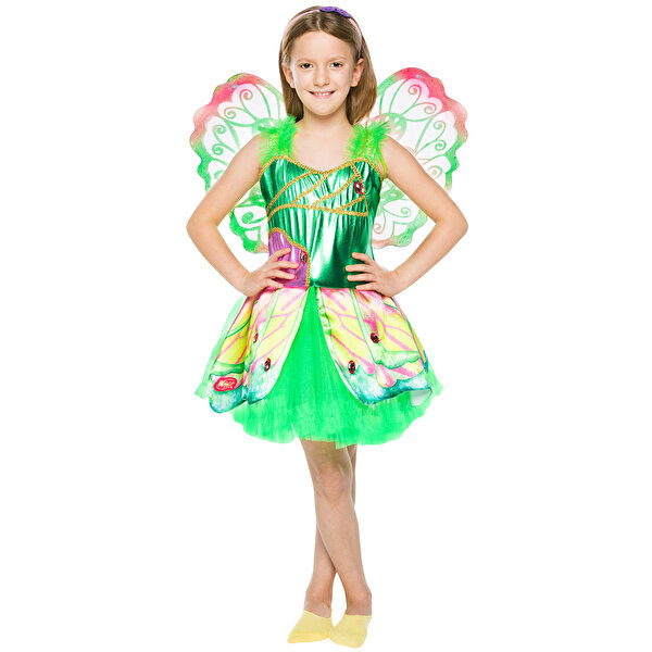 Winx Flora Kostüm 4-6 Yaş