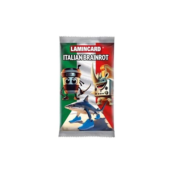 Lamincard Italian Brainrot Çıkartma Abümü ve Kart
