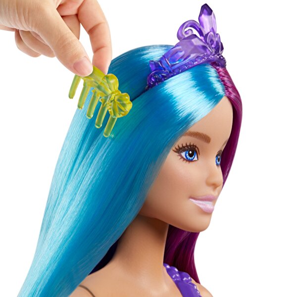 Barbie Dreamtopia Uzun Saçlı Bebekler Denizkızı GTF39