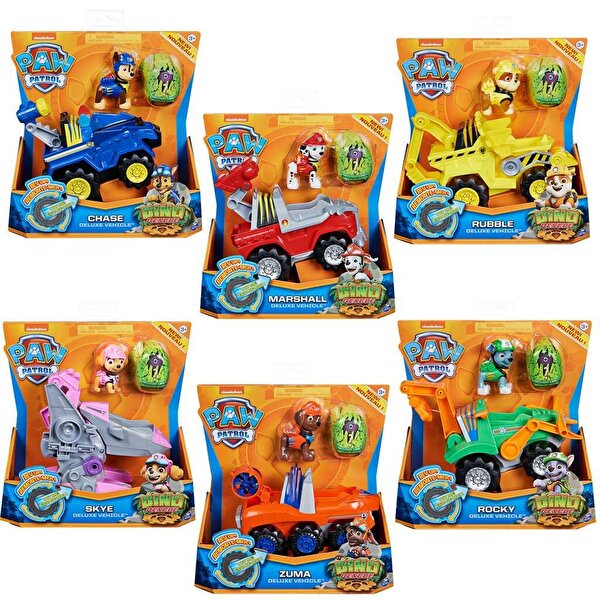 Paw Patrol Dino Rescue Deluxe Araçlar Chase