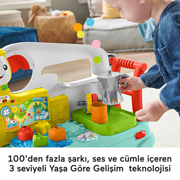 Fisher Price Eğlen ve Öğren 3'ü 1 Arada Karavan HCK81