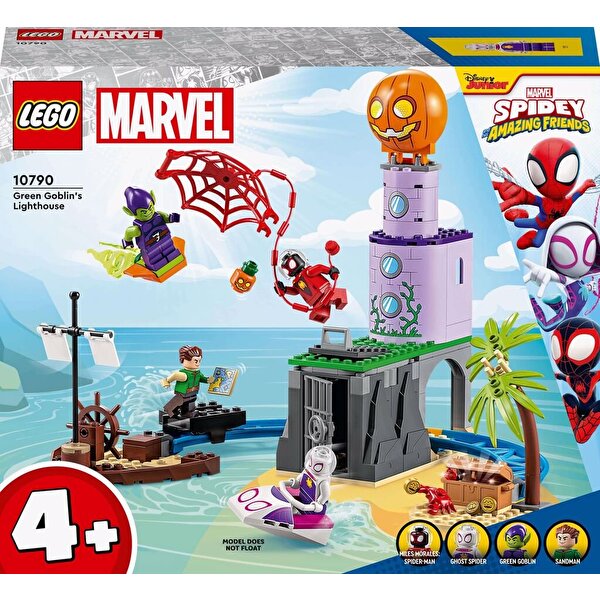 LEGO Spider-Man Spidey Ekibi Yeşil Goblinin Deniz Fenerinde 10790