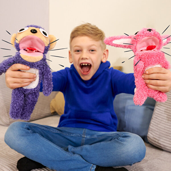 ScreamerZ Sesli Peluş Serseri Tavşan