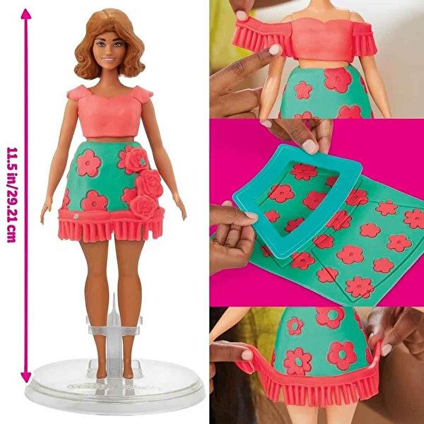Play Doh Barbie Çiçekli ve Püsküllü Seti G1360