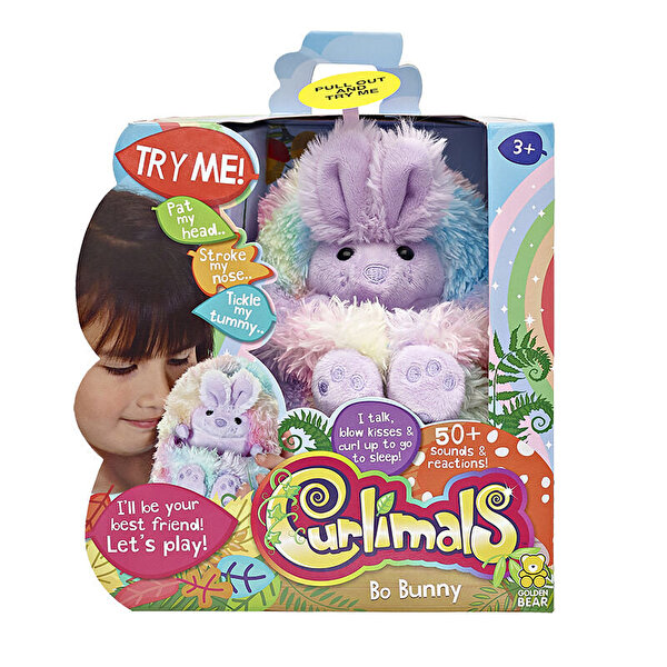 Curlimals Mor Sarı Gıdıklanan Tavşan 3723