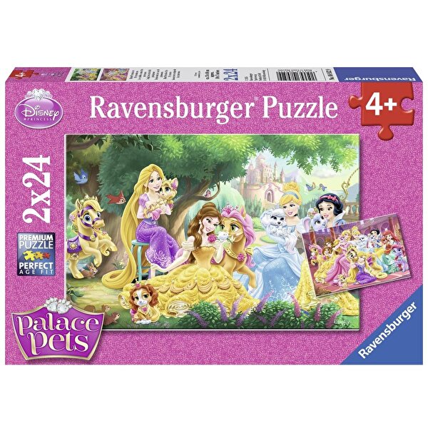 Ravensburger Puzzle 2x24 Parça Disney Prenses’in Arkadaşları