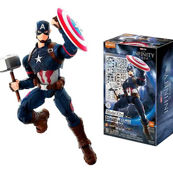 Blokees Marvel Avengers Infinity Saga Captain America Figür Yapım Seti 94 Parça