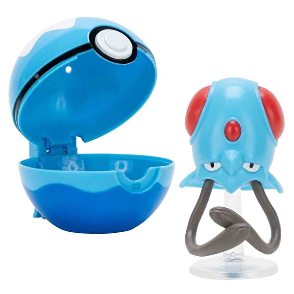 Pokemon CIip N Go Figür S2 Tentacool ve Dive Ball