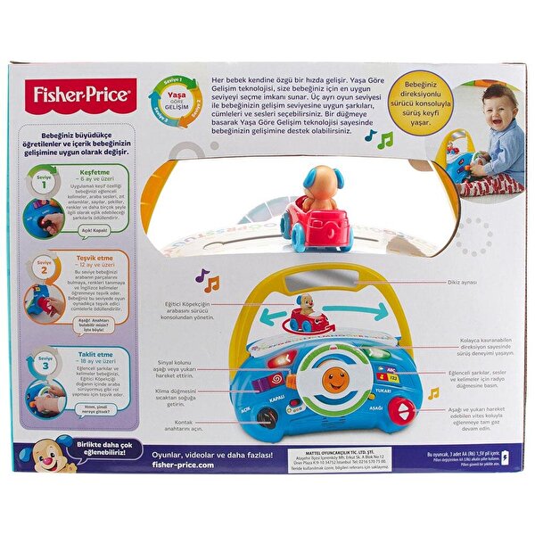 Fisher Price L&L Eğitici Köpekçiğin Direksiyonu