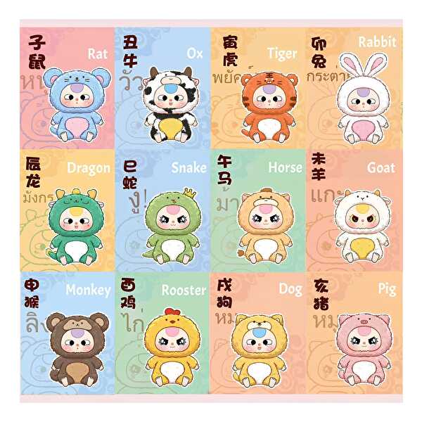 Baby Three Zodiac Sürpriz Peluş Figür