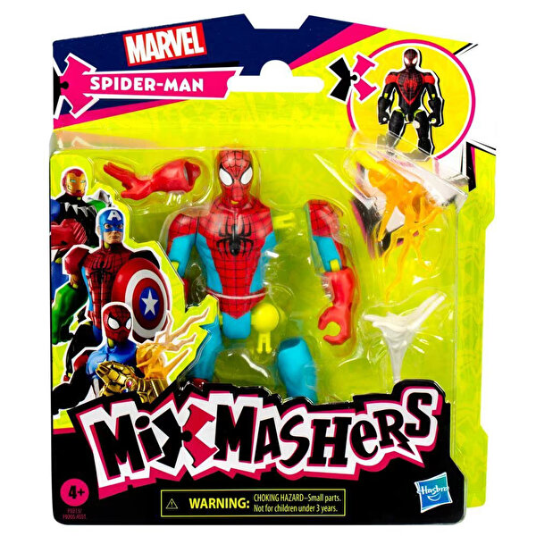 Marvel MixMashers Karıştır ve Eşleştir Aksiyon Figürü Spider Man F9205