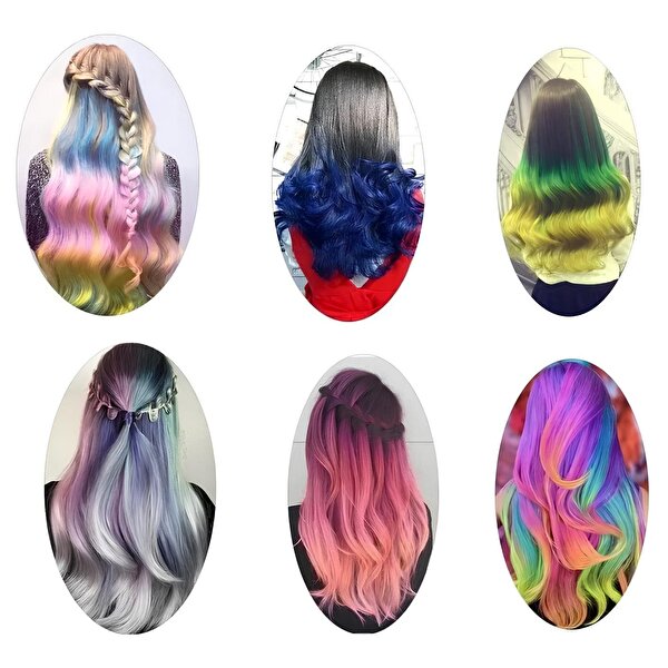 Lukky Mavi Simli Saç Tebeşiri