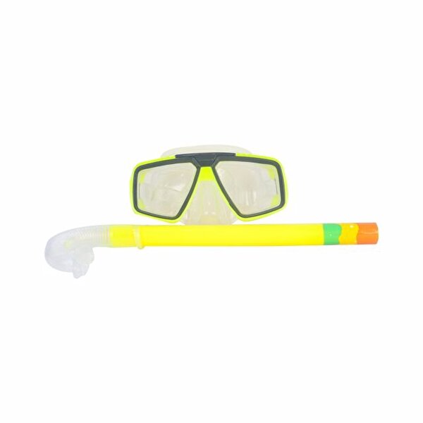 Maske Şnorkel Set Sarı