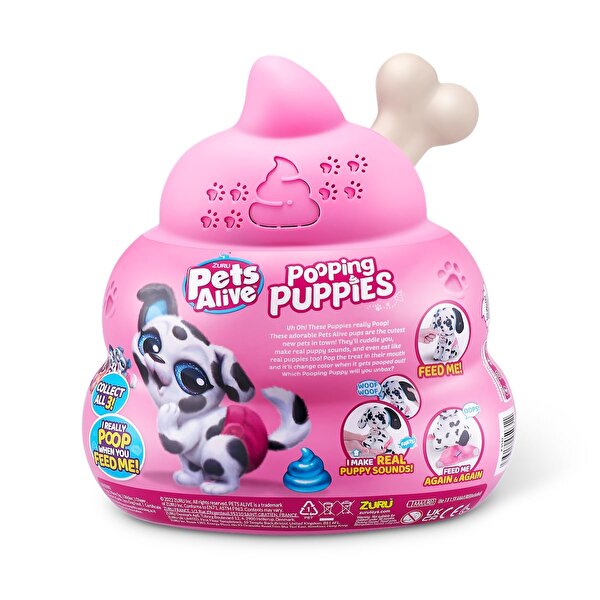 Pets Alive Sürpriz Sesli Köpeğim Kahverengi Kemik 9542