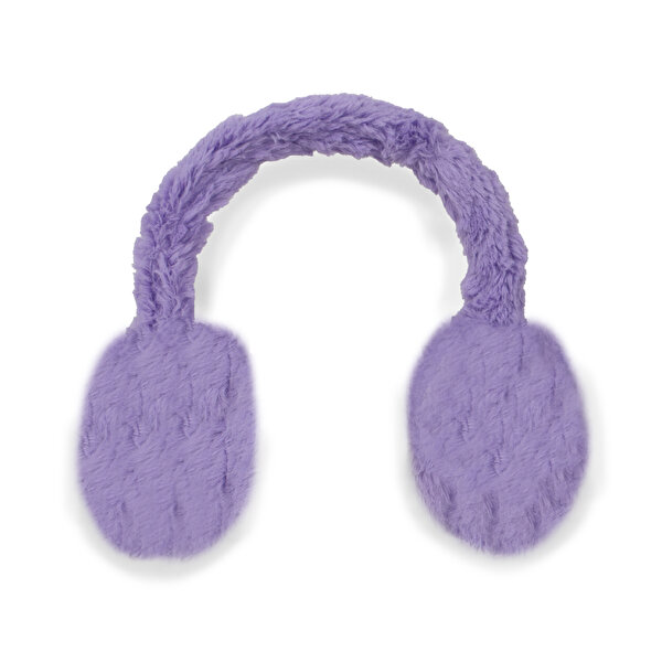 Peluş Kulaklık Mor