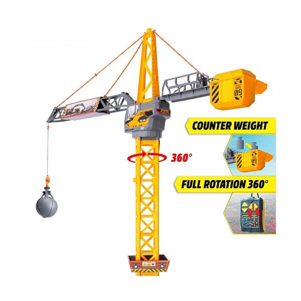 Dickie Uzaktan Kumandalı Mighty Crane Vinç