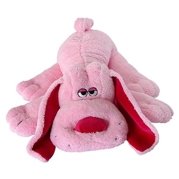 Buruşuk Pembe Köpek Peluş 51 Cm