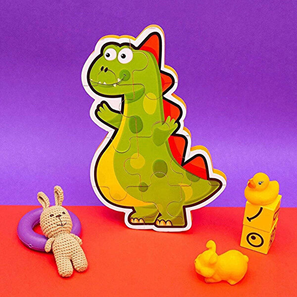 Biggy Puzzle Yeşil Dinazor