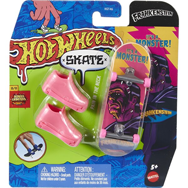 Hot Wheels Skate Parmak Kaykay ve Ayakkabı Pain In The Neck HVK04