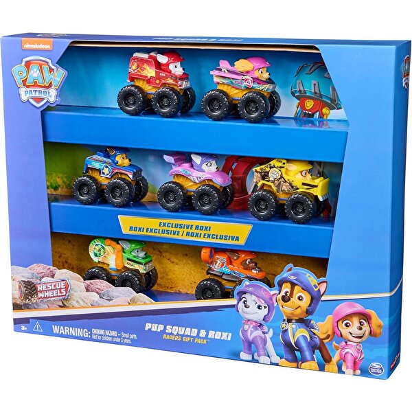 Paw Patrol Rescue Wheels 7’li Pup Squad Racers Seti