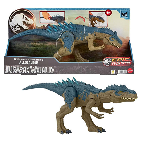 Jurassic World Süper Güçlü Allosaurus Figürü HRX50