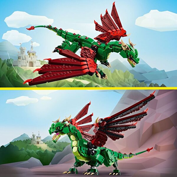 LEGO Creator 3'ü 1 Arada Orta Çağ Ejderhası 31161