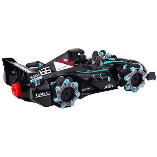 Formula 1 Spray Buhar Atan Uzaktan Kumandalı Siyah Araba