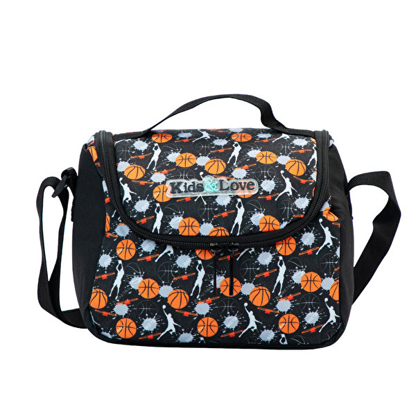 Kaukko Kids&Love Basket Desenli Termos Beslenme Çantası