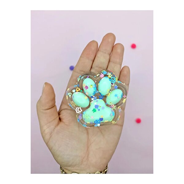 Işıklı Şeffaf Pati Squishy