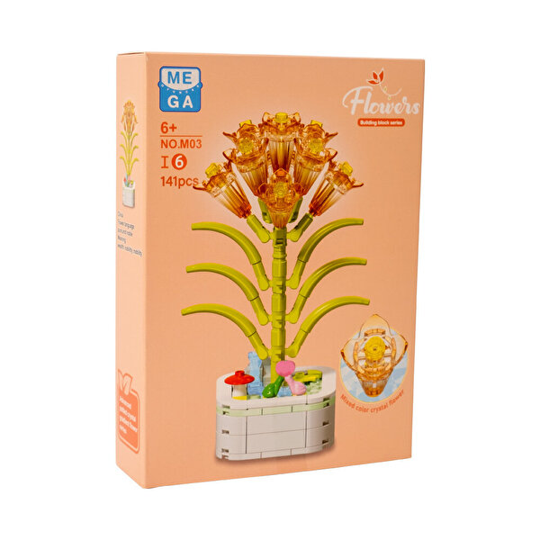 Mega Kri̇stal Çi̇çekler Yapı Blokları Klivya