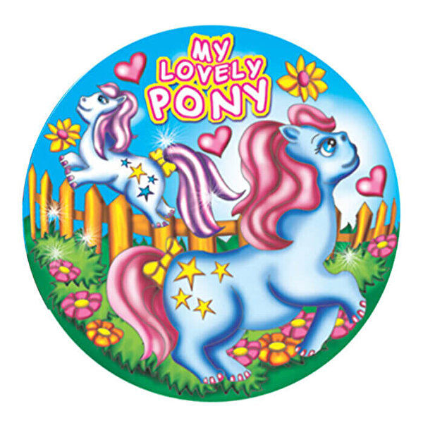 Renkli Baskılı Plastik Top  12 cm.