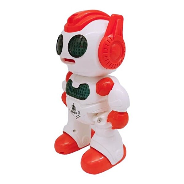 Uzaktan Kumandalı Sesli Disk Atan Robot Turuncu