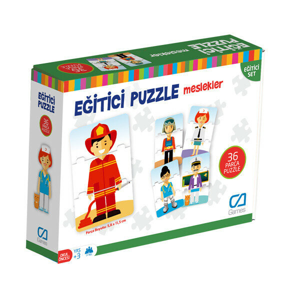 Eğitici Puzzle Meslekler