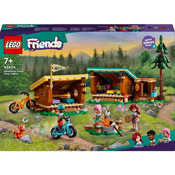 LEGO Friends Macera Kampı Şirin Kulübeler 42624