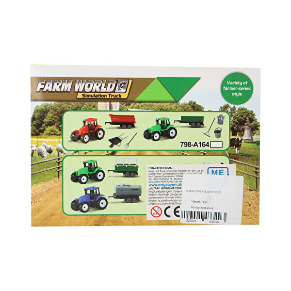 Çiftlik Dünyası Traktör Seti Yeşil