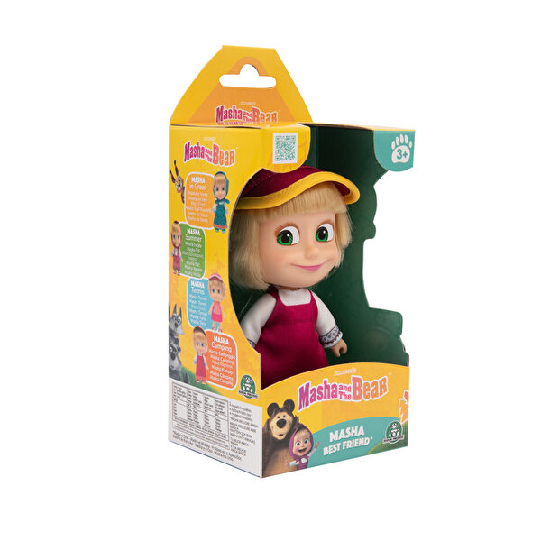 Masha & Koca Ayı S3 Masha 12 Cm Kamp Kıyafetli