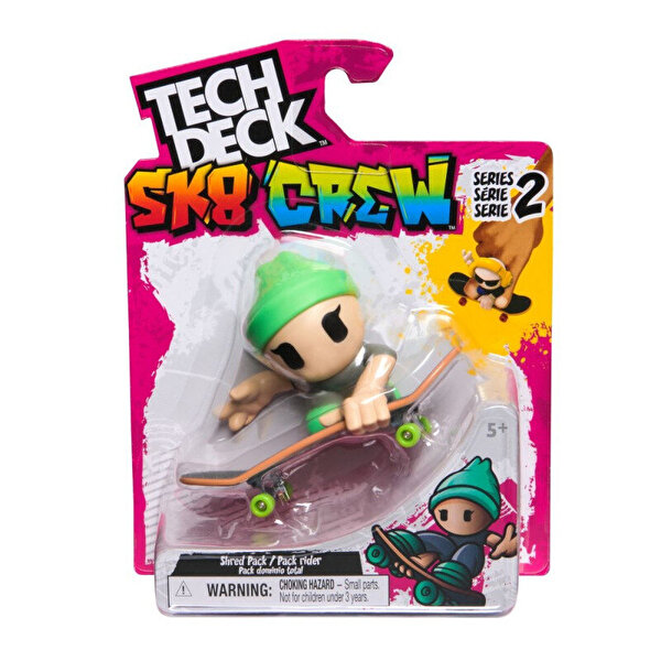Tech Deck SK8 Crew Figürlü Parmak Kaykayı 7