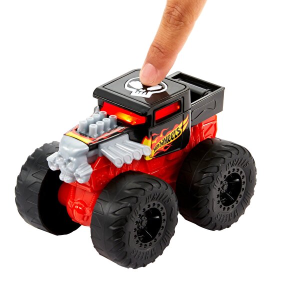 Hot Wheels Monster Trucks 1:43 Ölçekli Kükreyen Araçlar Bone Shaker HDX61
