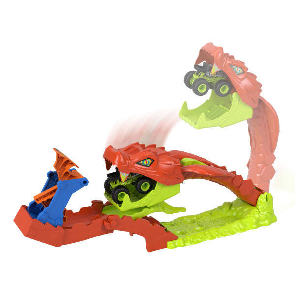 Hot Wheels Monster Trucks Snake Bite Güç Darbesi Oyun Seti JJN44