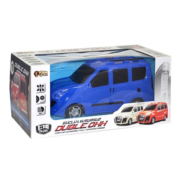 Uzaktan Kumandalı Şarjlı Mavi Panelvan