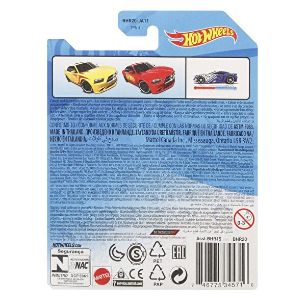 Hot Wheels 1:64 Renk Değiştiren Araçlar 11 Dodge Charger Rt BHR20