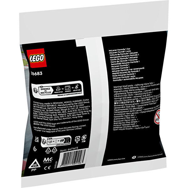 LEGO Speed Champions McLaren Formula 1 Arabası 30683