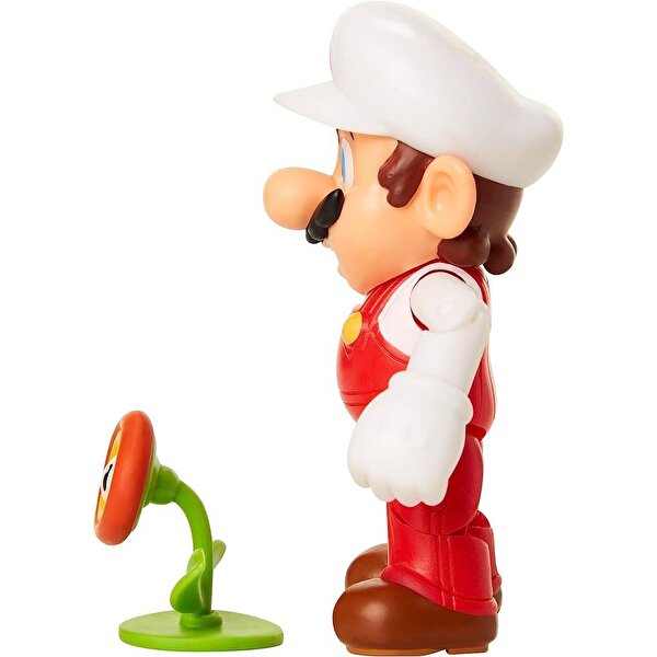 Ni̇ntendo Super Mari̇o Fi̇gürü Ateş Mari̇o 10 Cm